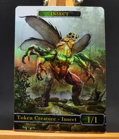 Foil Insect #07 Green Black